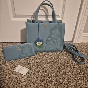 Harveys Blue Alice Satchel and Wallet